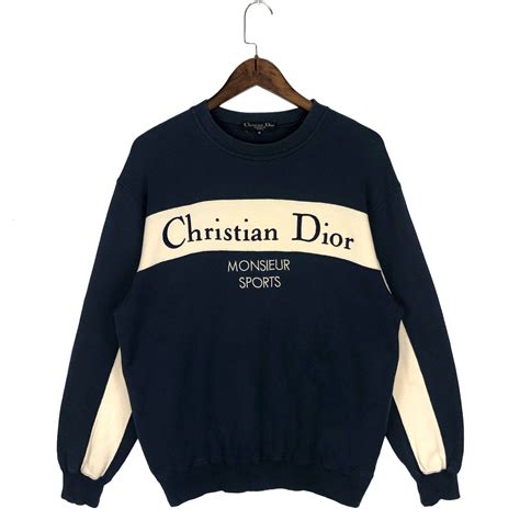 vintage dior sweatshirt|christian dior sweatshirt men.